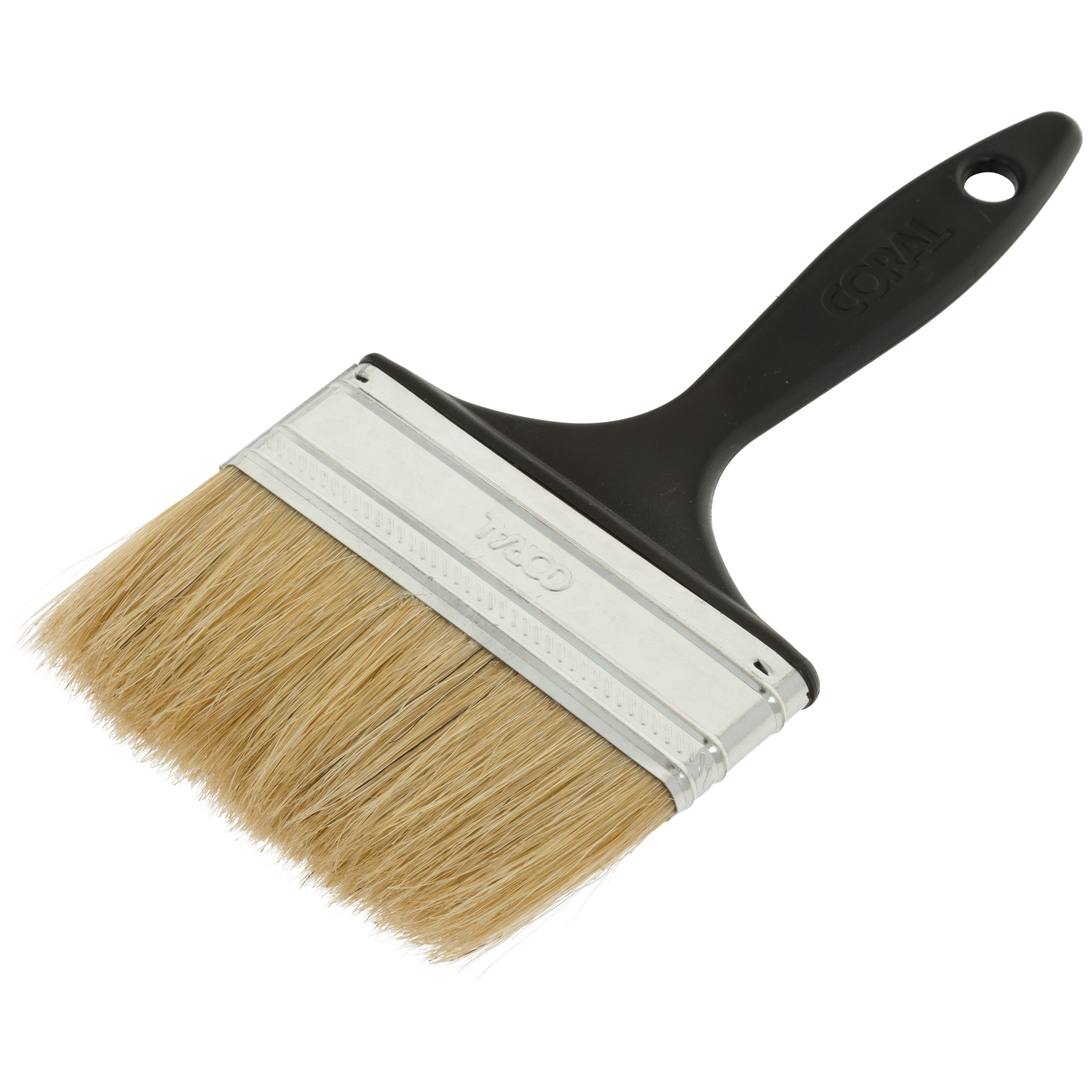 Professional 4 Inch Paint Brushes With Treated Plastic Handle For DIY & Industri